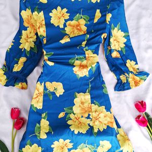 Pretty Floral Dress - Dressberry