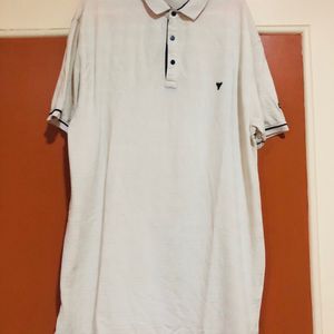 White Polo Tshirt 2XL