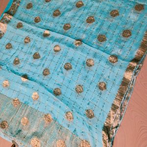 Georgette Silk Pure Gadwal Saree