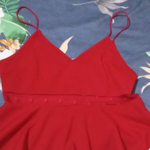 Shein Top Red Colour New Condition