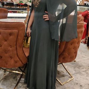 Designer Green Gown