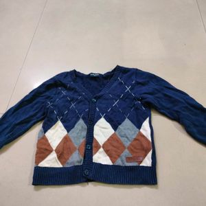 Boys Combo Sweater & Half Jacket