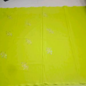 Chumki Work Saree