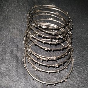 Black Oxidised Bangles