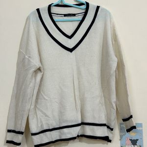 korean v sweater