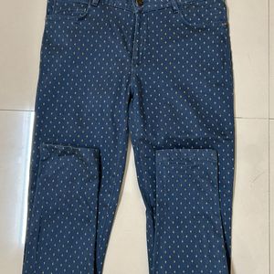 Women Printed Stretchable Jeans