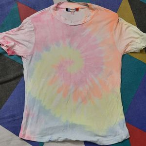 Tie-dye Multicolor Strechable Tee