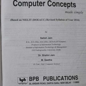 Ccc  Book Course Computer Concept