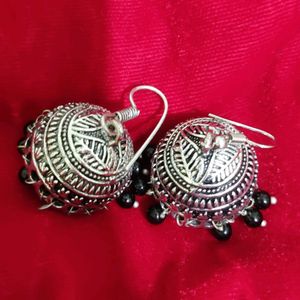 Oxidised Jhumka