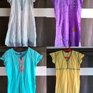 Combo Set Of 4 Kurta