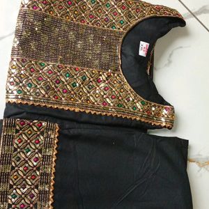 Black Kurta Traoger