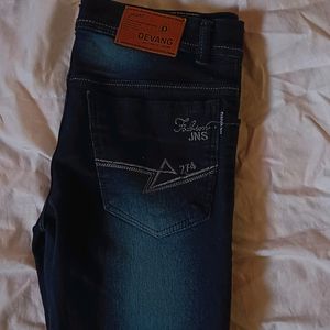 Dark Blue Denim Jeans