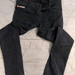 Men's Black Skin Fit Pant