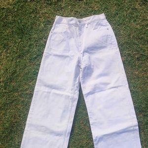 Denim White Pant