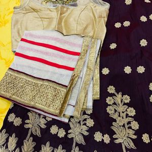 Maroon Lehenga Choli For Women