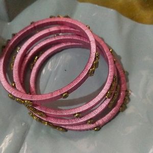 silk thread non customised bangles