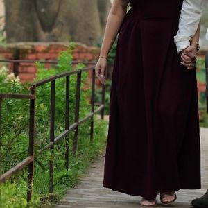 Maroon Dress