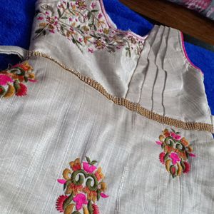 Multi Colour Traditional  Dress For Girls 8-10