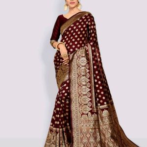 Brand New Banarasi  Zari Saree