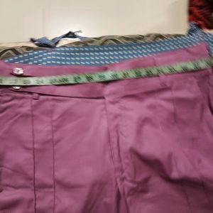 Formal pant, Purple Colour