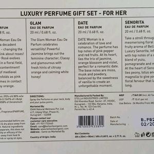 Rose & Date EDP, Luxury Perfume Gift Set For Her