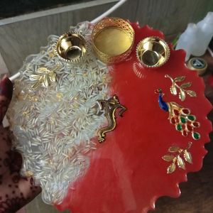 Costume Resin Puja Palte