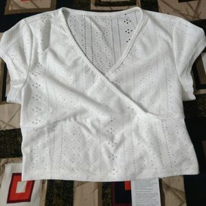 URBANIC Cutwork Embroidery Top