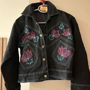 Denim Black Jacket