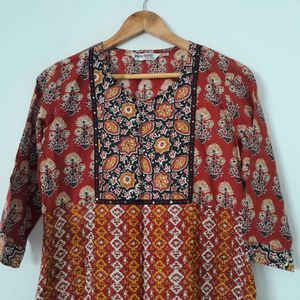 Multicolor Printed Kurta