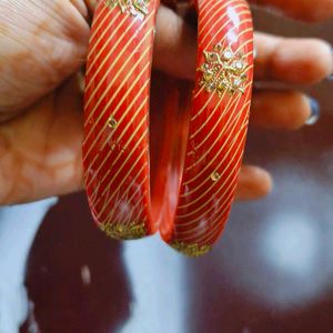 Woman Beautiful Glass Bangles