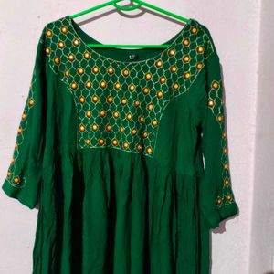 Floral Short Kurti