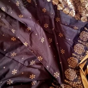 BLACK HEAVY  WORK SAREE