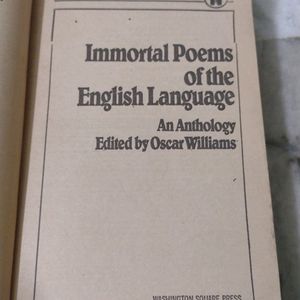 Immortal Poems of the English Language