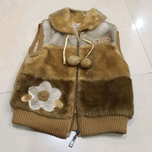 Kashmiri Woolen Half Jacket For Kids