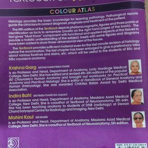 Histology Colour Atlas Of Krishna Garg-5th Edition