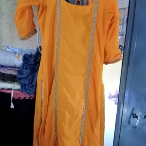 Orange Formal Kurti