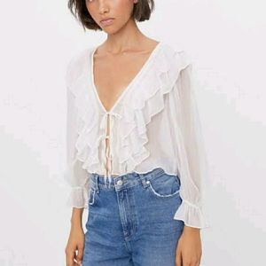 Brishka Ruffle Top