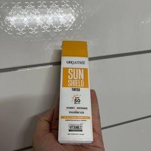 Orgatre Sunscreen - SPF 50 Tinted PA+++ Sun Shield