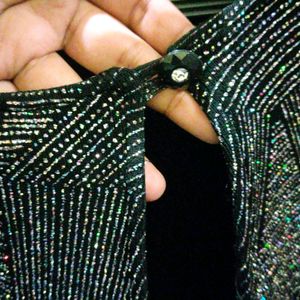 Black Glittery Shrug