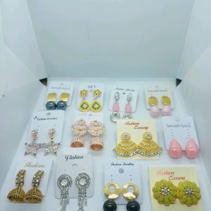 Sale 30 Rs Off Pack Of 12 Earrings