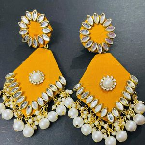 Fancy Party Wear Have Long Size Earrings