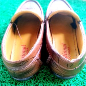 Party Wear Shoes Tan Color Size10