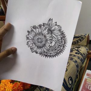 Mandala Flower Art