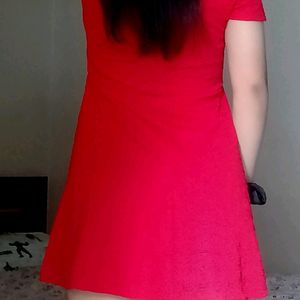 Curl Rosey Red dress