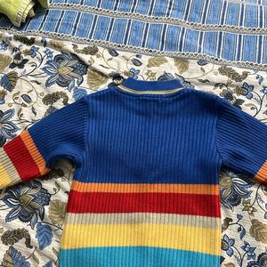 Blue Sweater For Boys Aged 4-8