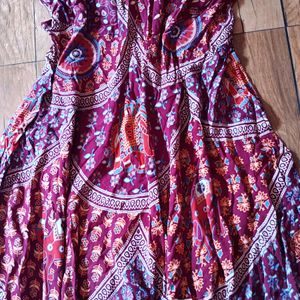 Multicolored Maxi Dress For Women