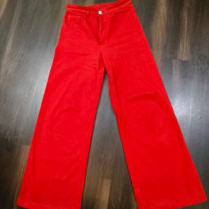 Jeans Red Flare