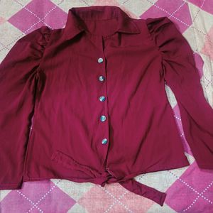 Maroon Shirt