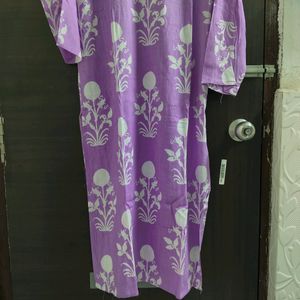 New Unused Vneck Pure Cotton Suit