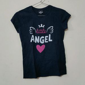 Navy blue Girls T-shirt